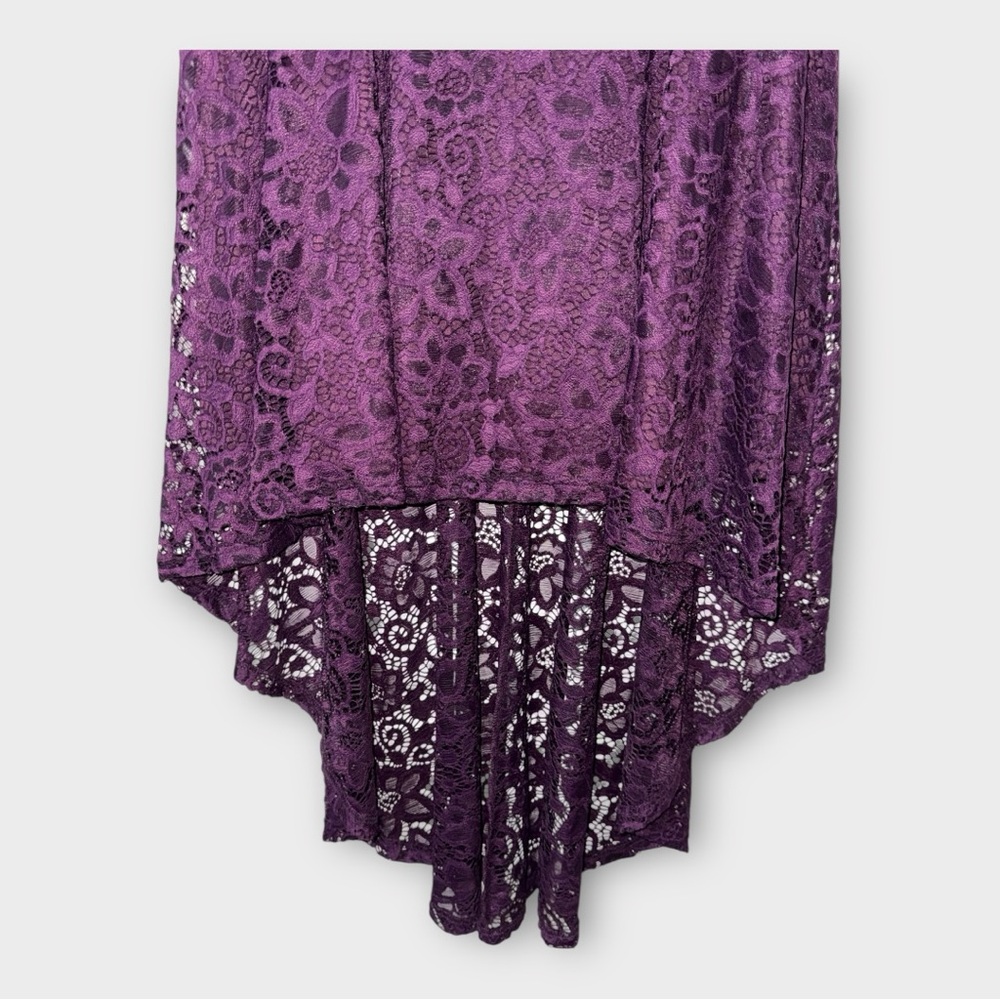 Dressystar NWT Purple Hi-Low Lace Dress - Picture 9 of 12